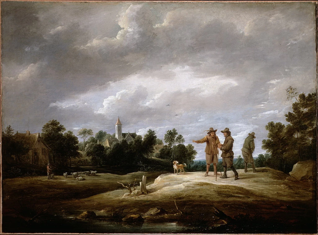 Contadini in conversazione - Dulwich Picture Gallery